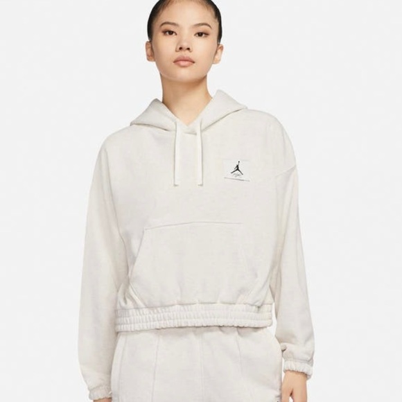 Jordan Tops - Nwt Air Jordan Cropped Hoodie Slight Oversized Fit Size Small
